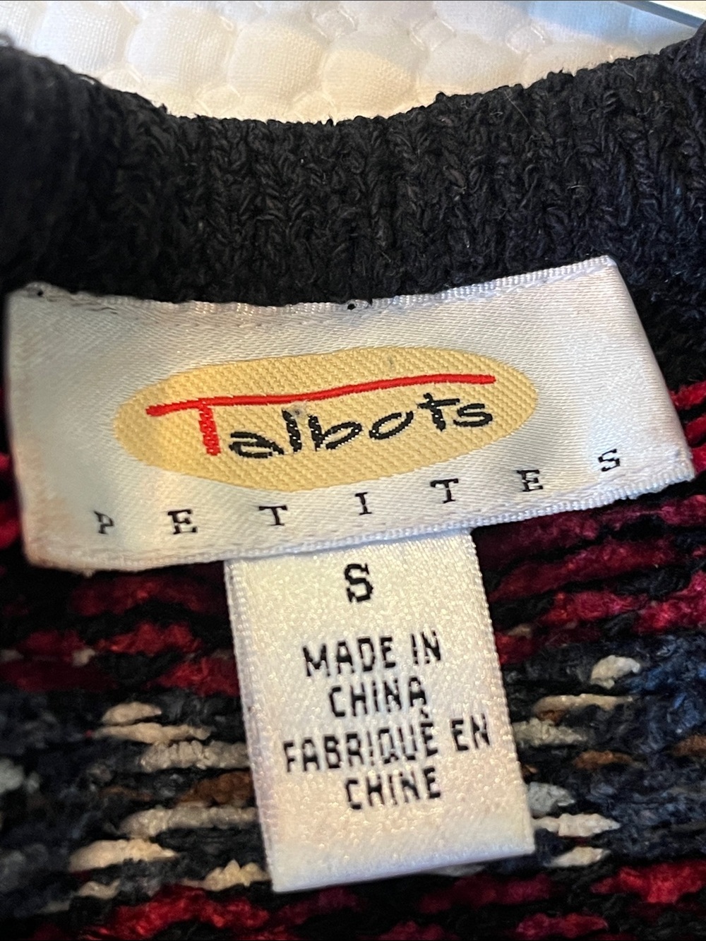 Vintage Talbots Fair Isle Y2K Cardigan Sweater Women’s Sp Nordic Cottagecore - Picture 7 of 8